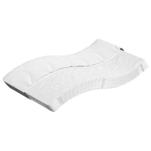 Materac kieszeniowy Biały 120 x 200 cm Pianka vidaXL 414512