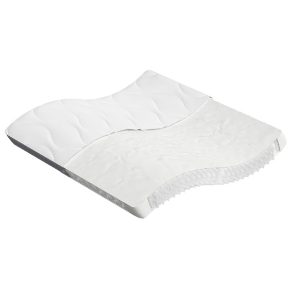 Materac kieszeniowy Biały 200 x 200 cm Pianka vidaXL 414437