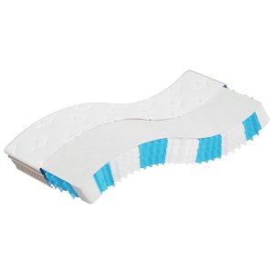Materac kieszeniowy Biały 70 x 200 cm Pianka vidaXL 414550 Materac kieszeniowy Biały 70 x 200 cm Pianka vidaXL 414550