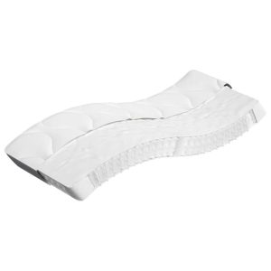 Materac kieszeniowy Biały 70 x 200 cm Pianka vidaXL 414476 Materac kieszeniowy Biały 70 x 200 cm Pianka vidaXL 414476