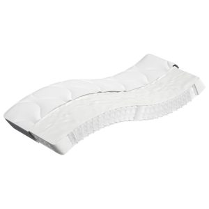 Materac kieszeniowy Biały 80 x 200 cm Pianka vidaXL 414576 Materac kieszeniowy Biały 80 x 200 cm Pianka vidaXL 414576