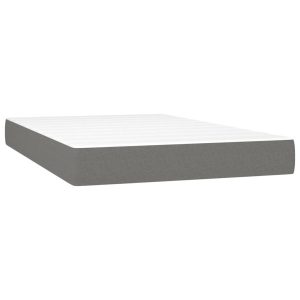 Materac kieszeniowy, ciemnoszary, 120x200x20 cm, tkanina 435402 Materac kieszeniowy, ciemnoszary, 120x200x20 cm, tkanina 435402