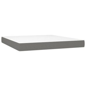 Materac kieszeniowy, ciemnoszary, 180x200x20 cm, tkanina 435421 Materac kieszeniowy, ciemnoszary, 180x200x20 cm, tkanina 435421