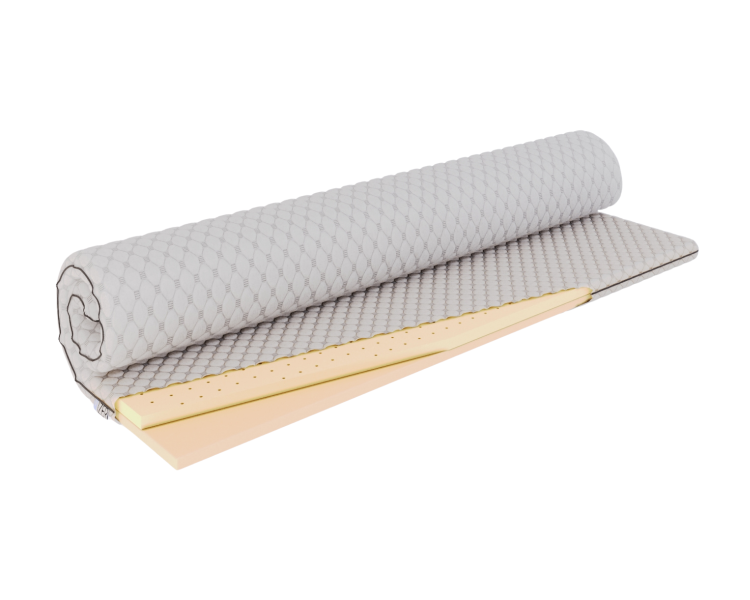 Materac nawierzchniowy 120x190 Topper Nakładka Pianka HR z Lateksem 5cm 678038