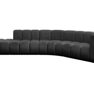 Narożnik prawostronny modułowy Tilmo-L1 – 399x194x70 cm Czarny 758654 Narożnik prawostronny modułowy Tilmo-L1 – 399x194x70 cm Czarny 758654