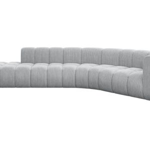 Narożnik prawostronny modułowy Tilmo-L1 – 399x194x70 cm Szary 758228 Narożnik prawostronny modułowy Tilmo-L1 – 399x194x70 cm Szary 758228