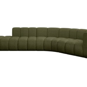 Narożnik prawostronny modułowy Tilmo-L1 – 399x194x70 cm Zielony 758586