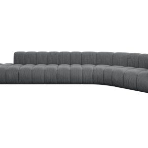 Narożnik prawostronny modułowy Tilmo-L2 – 490x194x70 cm Grafitowy 758269