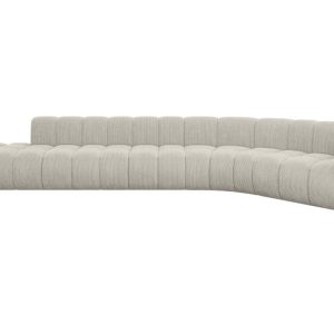 Narożnik prawostronny modułowy Tilmo-L2 – 490x194x70 cm Kremowy 758583