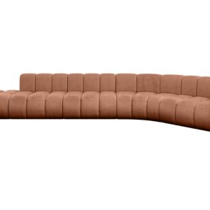 Narożnik prawostronny modułowy Tilmo-L2 – 490x194x70 cm Morelowy 758536