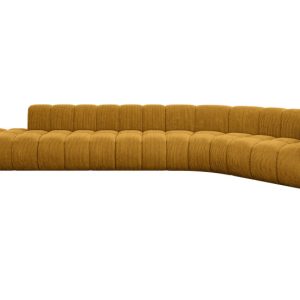 Narożnik prawostronny modułowy Tilmo-L2 – 490x194x70 cm Żółty 758615 Narożnik prawostronny modułowy Tilmo-L2 – 490x194x70 cm Żółty 758615