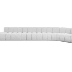 Narożnik prawostronny modułowy Tilmo-L3 – 581x194x70 cm Biały 758136 Narożnik prawostronny modułowy Tilmo-L3 – 581x194x70 cm Biały 758136