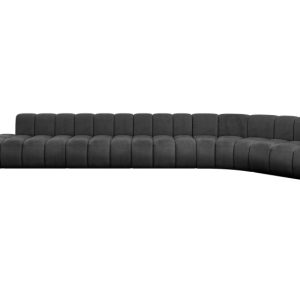 Narożnik prawostronny modułowy Tilmo-L3 – 581x194x70 cm Czarny 758739 Narożnik prawostronny modułowy Tilmo-L3 – 581x194x70 cm Czarny 758739