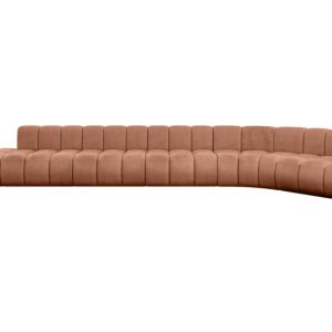 Narożnik prawostronny modułowy Tilmo-L3 – 581x194x70 cm Morelowy 758537