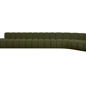 Narożnik prawostronny modułowy Tilmo-L3 – 581x194x70 cm Zielony 758467