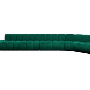 Narożnik prawostronny modułowy Tilmo-L3 – 581x194x70 cm Zielony 758485