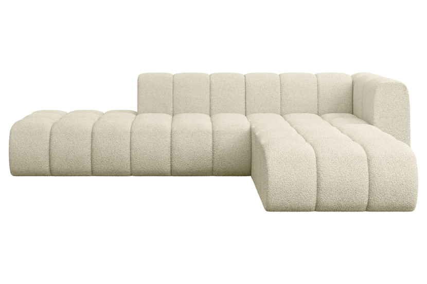 Narożnik prawostronny modułowy Zuvon-L1 - 296x177x70 cm Beżowy 758457
