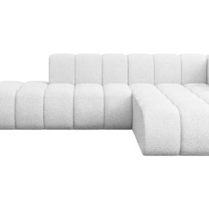 Narożnik prawostronny modułowy Zuvon-L1 – 296x177x70 cm Biały 758844