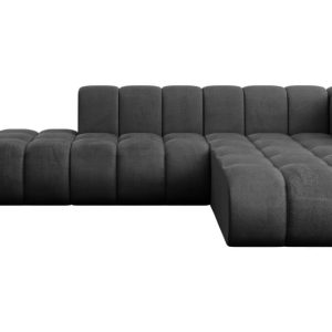 Narożnik prawostronny modułowy Zuvon-L1 – 296x177x70 cm Czarny 758853 Narożnik prawostronny modułowy Zuvon-L1 – 296x177x70 cm Czarny 758853