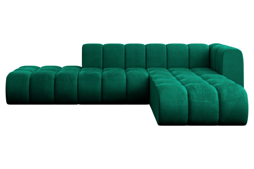Narożnik prawostronny modułowy Zuvon-L1 - 296x177x70 cm Zielony 758832