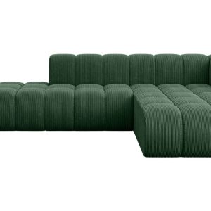 Narożnik prawostronny modułowy Zuvon-L1 – 296x177x70 cm Zielony 758155 Narożnik prawostronny modułowy Zuvon-L1 – 296x177x70 cm Zielony 758155