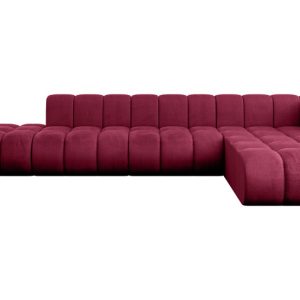 Narożnik prawostronny modułowy Zuvon-L2 – 387x177x70 cm Bordowy 758703 Narożnik prawostronny modułowy Zuvon-L2 – 387x177x70 cm Bordowy 758703