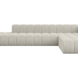 Narożnik prawostronny modułowy Zuvon-L2 – 387x177x70 cm Kremowy 758746 Narożnik prawostronny modułowy Zuvon-L2 – 387x177x70 cm Kremowy 758746