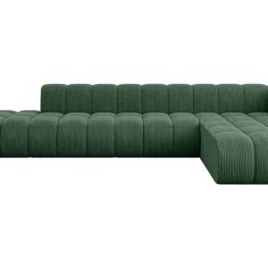Narożnik prawostronny modułowy Zuvon-L2 – 387x177x70 cm Zielony 758636