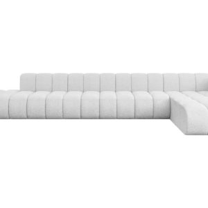 Narożnik prawostronny modułowy Zuvon-L3 – 478x177x70 cm Biały 758856