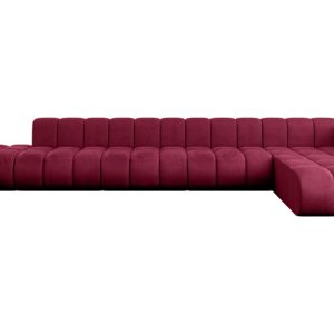 Narożnik prawostronny modułowy Zuvon-L3 – 478x177x70 cm Bordowy 758172