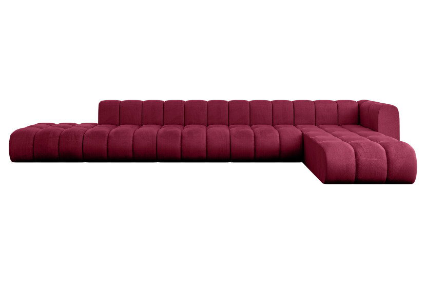 Narożnik prawostronny modułowy Zuvon-L3 - 478x177x70 cm Bordowy 758172