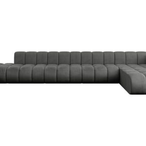 Narożnik prawostronny modułowy Zuvon-L3 – 478x177x70 cm Grafitowy 758316
