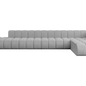 Narożnik prawostronny modułowy Zuvon-L3 – 478x177x70 cm Jasny szary 758462