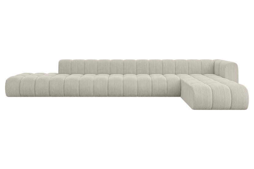 Narożnik prawostronny modułowy Zuvon-L3 - 478x177x70 cm Kremowy 758806