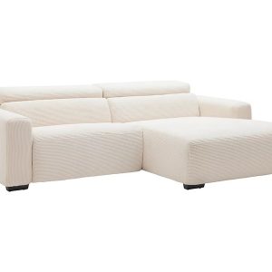 Narożnik prawostronny z funkcją relaks Bondico 255 sztruksowy beżowy 754500 Narożnik prawostronny z funkcją relaks Bondico 255 sztruksowy beżowy 754500
