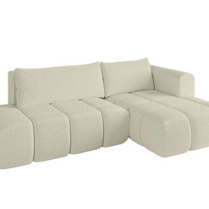Narożnik prawostronny z funkcją spania CLOUD-L 280x185x90 cm Beżowy 725074 Narożnik prawostronny z funkcją spania CLOUD-L 280x185x90 cm Beżowy 725074