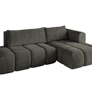 Narożnik prawostronny z funkcją spania CLOUD-L 280x185x90 cm Czarny 725102 Narożnik prawostronny z funkcją spania CLOUD-L 280x185x90 cm Czarny 725102