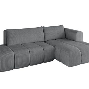 Narożnik prawostronny z funkcją spania CLOUD-L- 280x185x90cm Ciemny szary 726629 Narożnik prawostronny z funkcją spania CLOUD-L- 280x185x90cm Ciemny szary 726629