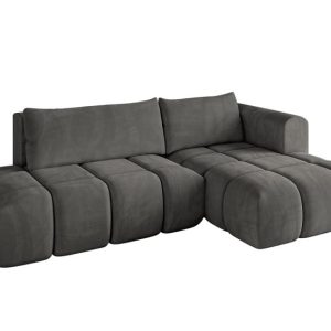Narożnik prawostronny z funkcją spania CLOUD-L- 280x185x90cm Ciemny szary 725161 Narożnik prawostronny z funkcją spania CLOUD-L- 280x185x90cm Ciemny szary 725161