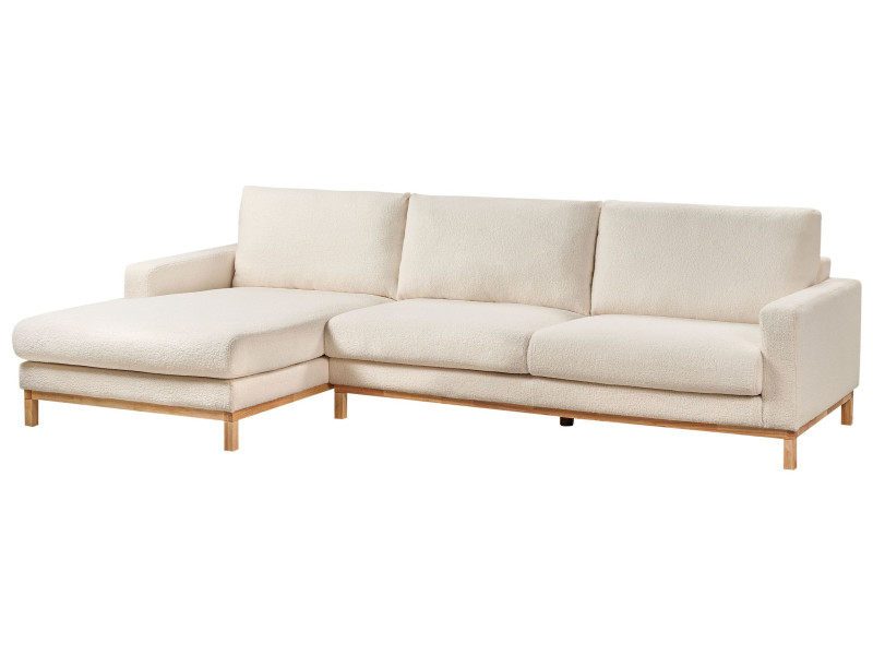 Narożnik prawy boucle biały 384969