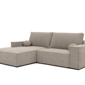 Narożnik prawy z funkcją spania Hugo – cappuccino 704141 Narożnik prawy z funkcją spania Hugo – cappuccino 704141