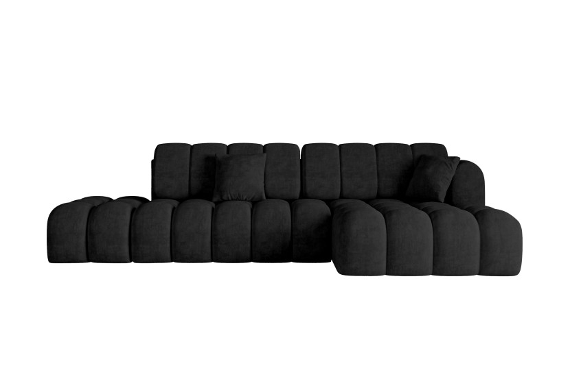 Narożnik PRAWY z funkcją spania OLEA-L2 321x164x75 Czarny 1073427