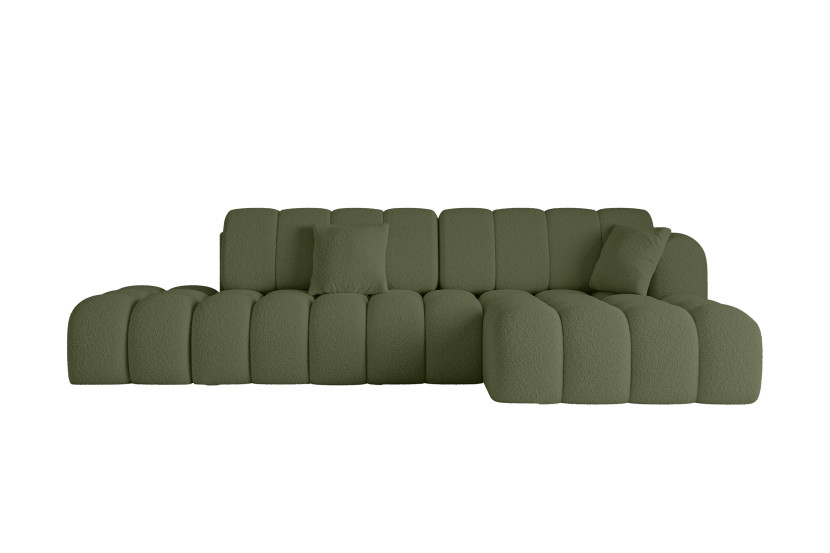 Narożnik PRAWY z funkcją spania OLEA-L2 321x164x75 Zielony 1073355
