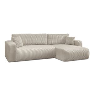 Narożnik PRESTIGE SOFT z funkcją spania i pojemnikiem na pościel, Tilia 01 827096
