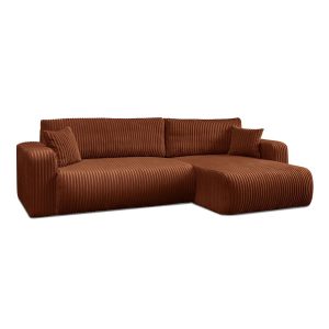 Narożnik PRESTIGE SOFT z funkcją spania i pojemnikiem na pościel, Tilia 52 827078
