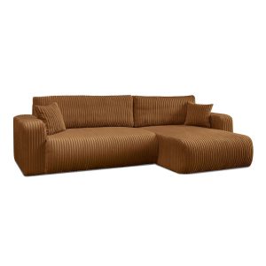 Narożnik PRESTIGE SOFT z funkcją spania i pojemnikiem na pościel, Tilia 56 827091