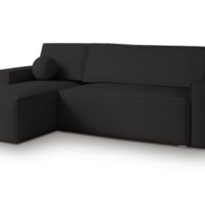 NAROŻNIK RAVELO P z funkcją spania Czarny 650020 NAROŻNIK RAVELO P z funkcją spania Czarny 650020