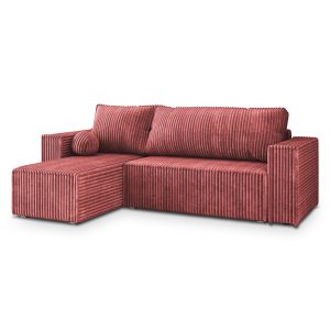 NAROŻNIK RAVELO T z funkcją spania Różowy 650209 NAROŻNIK RAVELO T z funkcją spania Różowy 650209
