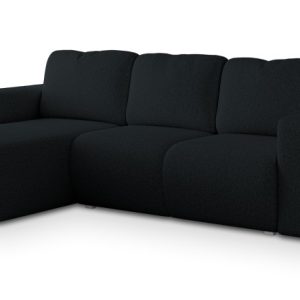 Narożnik RINOVA z funkcją spania Czarny 720491 Narożnik RINOVA z funkcją spania Czarny 720491
