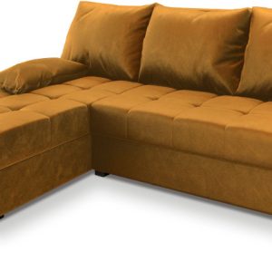 NAROŻNIK RITA z funkcją spania Miedziany 233693 NAROŻNIK RITA z funkcją spania Miedziany 233693